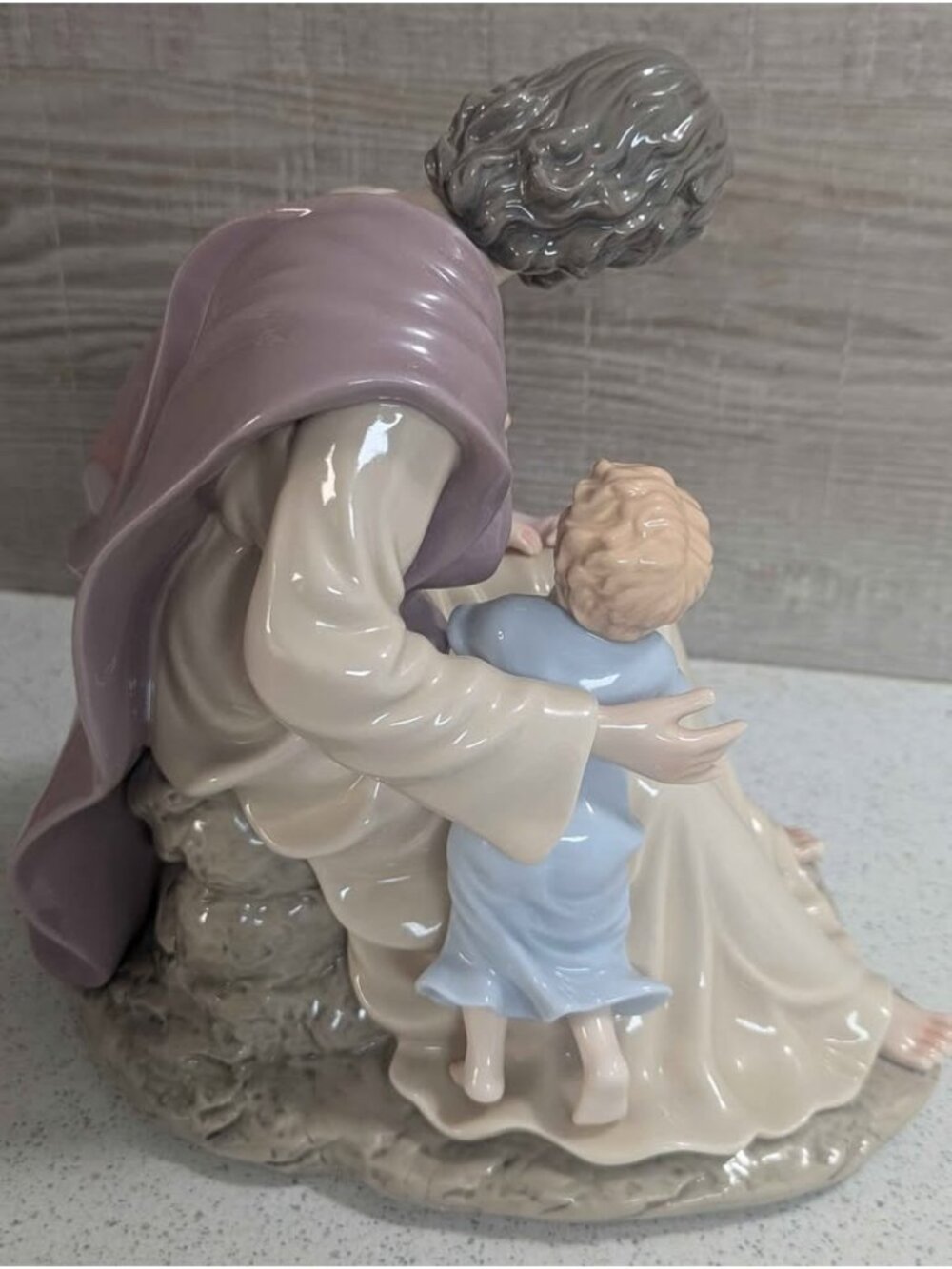 Jesus with Children Porcelain Figurine - Picture 4 of 10